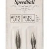 Zestaw stalówek do kaligrafii nr 512/513 EF - Speedball - 2 szt.