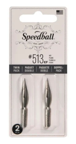 Zestaw stalówek do kaligrafii nr 513 EF - Speedball - 2 szt.