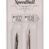 Zestaw stalówek do kaligrafii nr 102/108 - Speedball - 2 szt.