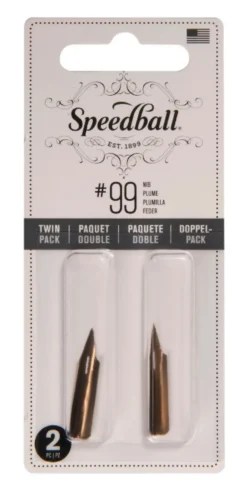 Zestaw stalówek do kaligrafii nr 99 - Speedball - 2 szt.