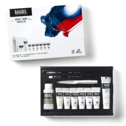 Zestaw startowy farb akrylowych Heavy Body - Liquitex - 12 szt.