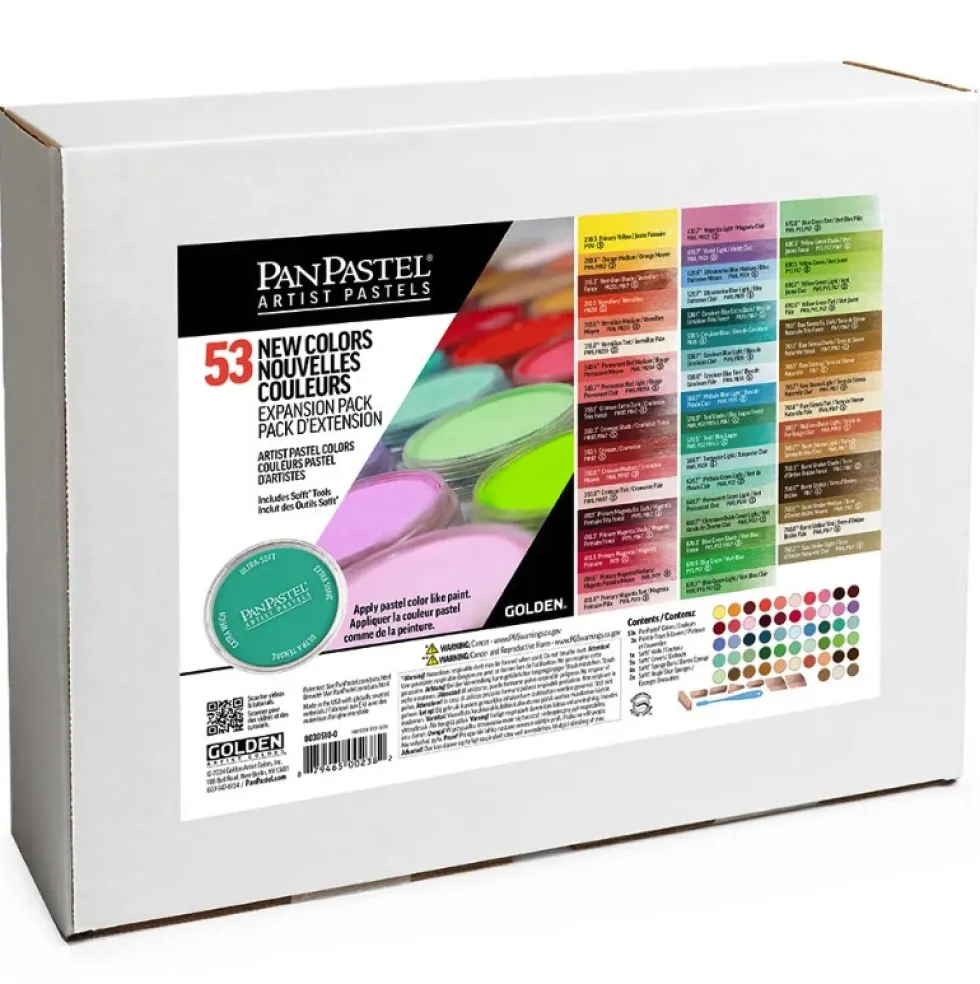 Zestaw suchych pasteli PanPastel Expansion Pack - 53 kolory
