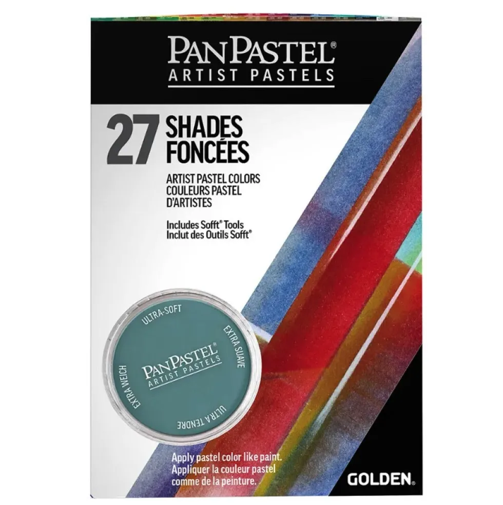 Zestaw suchych pasteli PanPastel Shades - 27 kolorów