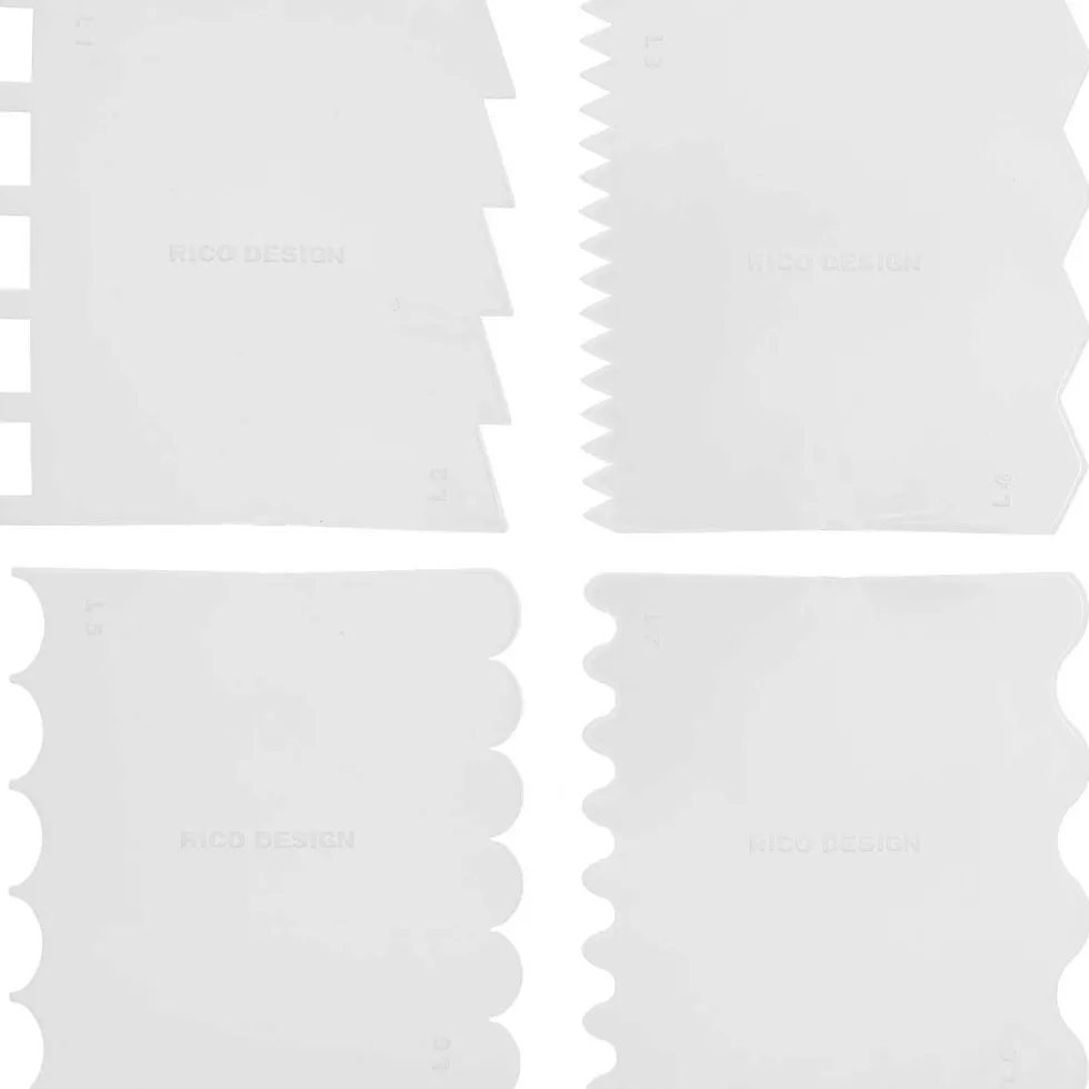 Zestaw szpatułek do malowania - Rico Design - duże, 4 szt.