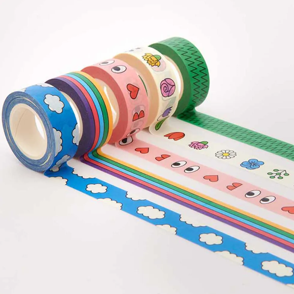 Zestaw taśm washi - Paper Poetry - Eye Candy, 15 mm x 10 m, 5 szt.