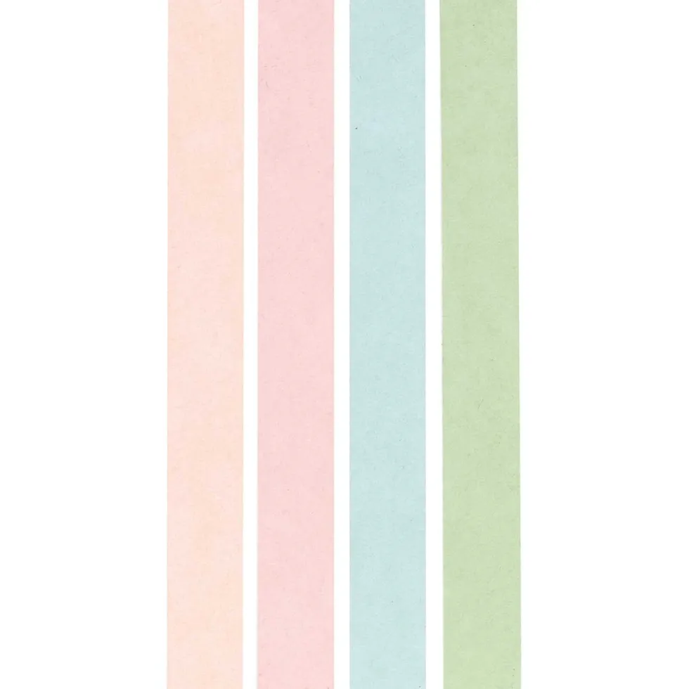 Zestaw taśm washi - Paper Poetry - Glitter Pastel, 15 mm x 5 m, 4 szt.