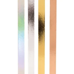 Zestaw taśm washi - Paper Poetry - Metallic, 15 mm x 5 m, 4 szt.