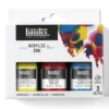 Zestaw tuszów akrylowych Essentials - Liquitex - 3 kolory x 30 ml