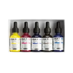 Zestaw tuszów akwarelowych Aqua Drop - Schmincke - 5 x 30 ml