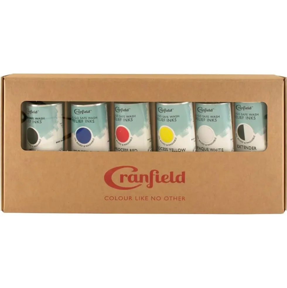 Zestaw tuszów Caligo Safe Wash Relief - Cranfield - 6 x 75 ml