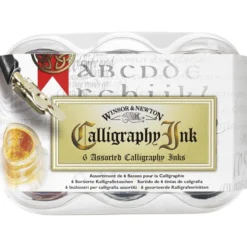 Zestaw tuszów do kaligrafii - Winsor & Newton - 6 szt.