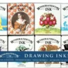 Zestaw tuszów rysunkowych Henry - Winsor & Newton - 8 szt.