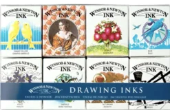 Zestaw tuszów rysunkowych Henry - Winsor & Newton - 8 szt.