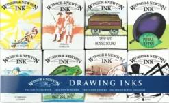 Zestaw tuszów rysunkowych William - Winsor & Newton - 8 szt.
