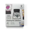 Zestaw tuszów rysunkowych - Winsor & Newton - Rich Tones, 4 szt.
