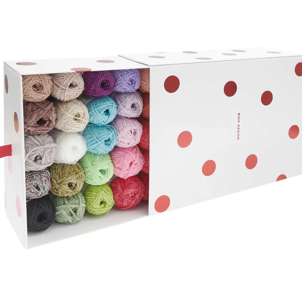 Zestaw włóczek Ricorumi Shrooom - Rico Design - 35 szt.
