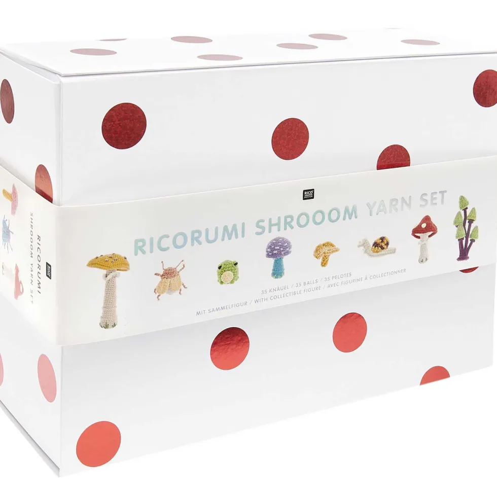Zestaw włóczek Ricorumi Shrooom - Rico Design - 35 szt.