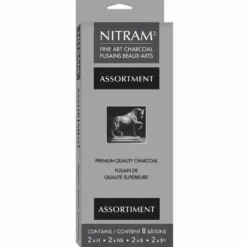 Zestaw węgli Assortment - Nitram - B+, B, HB, H, 8 szt.