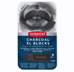 Zestaw węgli Charcoal XL w sztyfcie - Derwent - 6 szt.