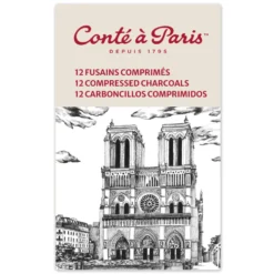 Zestaw węgli prasowanych 2359 - Conté à Paris - 12 szt.