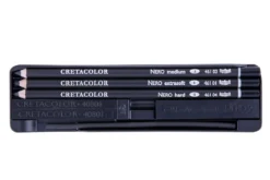 Zestaw węgli rysunkowych Nero Extra Black Pocket Set - Cretacolor - 7 szt.