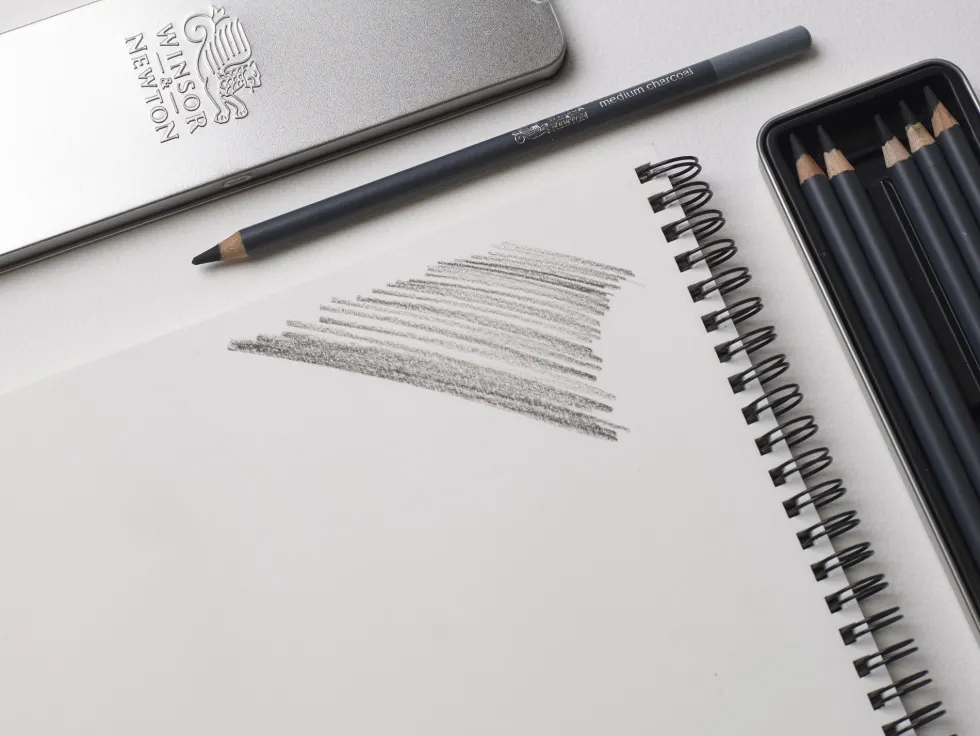 Zestaw węgli w ołówku Studio Collection - Winsor & Newton - 6 szt.