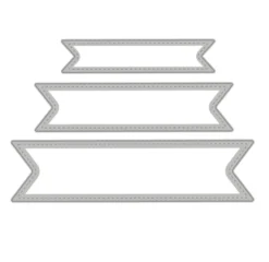 Zestaw wykrojników Banery - DpCraft - 3 szt.