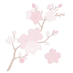 Zestaw wykrojników - DpCraft - Gałązka i kwiat magnolii, 2 szt.