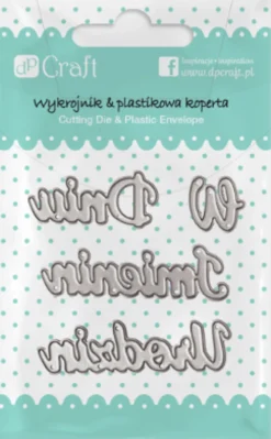 Zestaw wykrojników - DpCraft - W dniu urodzin, imienin