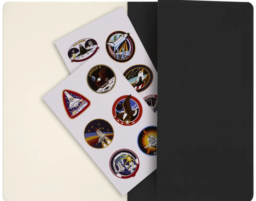 Zestaw zeszytów gładkich Cahier NASA edycja limitowana 13 x 21 cm - Moleskine - 2 szt.