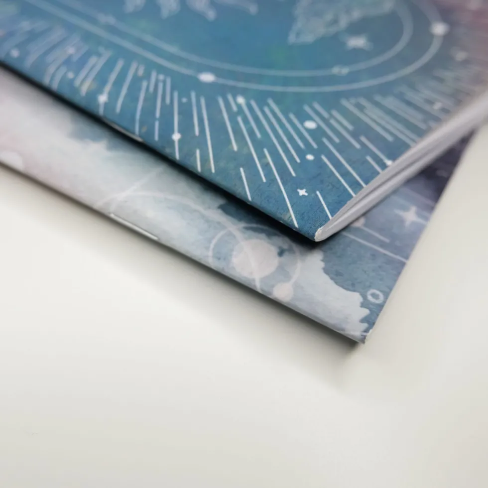 Zestaw zeszytów w kropki Celestial i Universe A5 - Devangari - 2 szt.