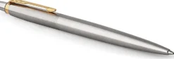 Zestaw z piórem wiecznym i długopisem Jotter w etui - Parker - Stainless Steel GT