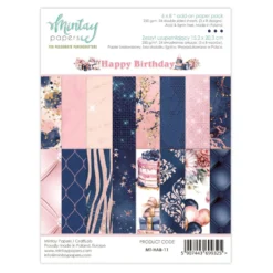 Zeszyt uzupełniający z papierami do scrapbookingu - Mintay - Happy Birthday
