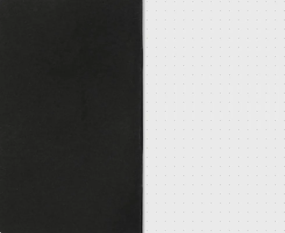 Zeszyt w kropki A7 - Rhodia - Black 80 g 48 stron