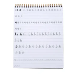 Zeszyt z ćwiczeniami do brush letteringu, B5 - Devangari - podstawowy, 170 g/m2