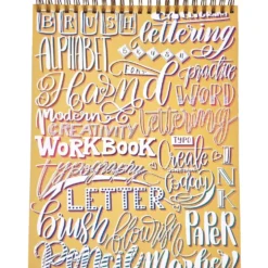 Zeszyt z ćwiczeniami do brush letteringu Bounce, B5 - Devangari - 170 g/m2