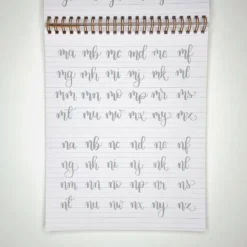 Zeszyt z ćwiczeniami do brush letteringu Bounce, B5 - Devangari - 170 g/m2