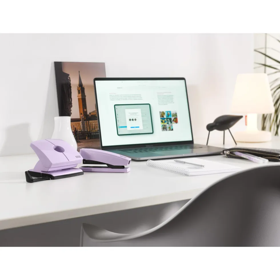 Zszywacz ColorID B10 2.0 ze zszywkami - Novus - Pretty Lilac