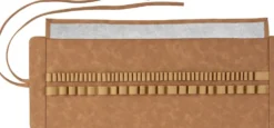 Zwijany organizer, piórnik Art & Graphic - Faber-Castell - brązowy