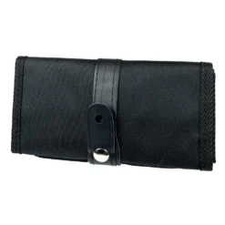 Zwijany organizer, piórnik na pędzle, kredki - Leniar - czarny, 20 x 50 cm
